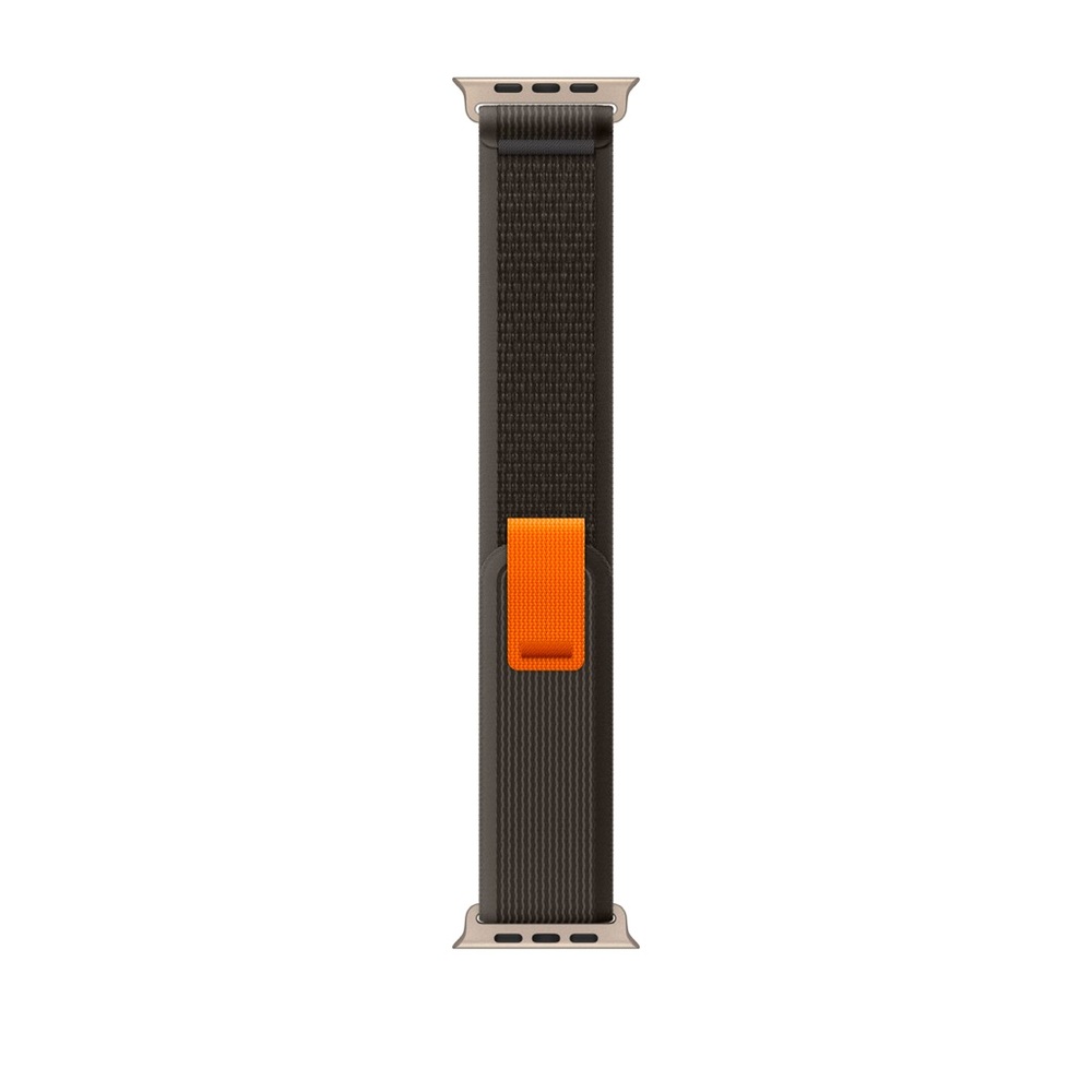 Apple Watch Band - Trail Loop (49mm) - Black/Gray - S/M